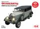 ICM 1:72 - G4 (1935) Soft Top WWII DE Staff Car (Snap fit)