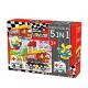 King Puzzle Kiddy  - 5 in 1 Cars Puzzles