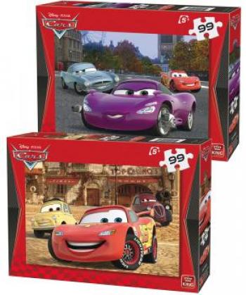 King Puzzles - Disney 99 pcs - Cars 3 (ONE PUZLE ONLY)