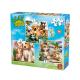 King Puzzle Animal World - 3 in 1 puzzles
