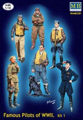 Masterbox 1:32 - Famous Pilots of World War II Kit 1