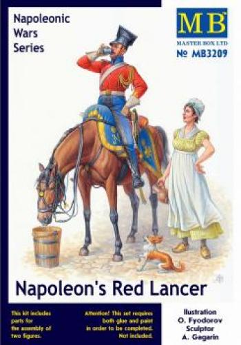 Masterbox 1:32 - Napoleons Red Lancer, Napoleonic Wars Series