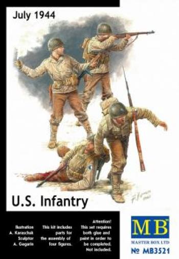 Masterbox 1:35 - U.S. Infantry, 1944