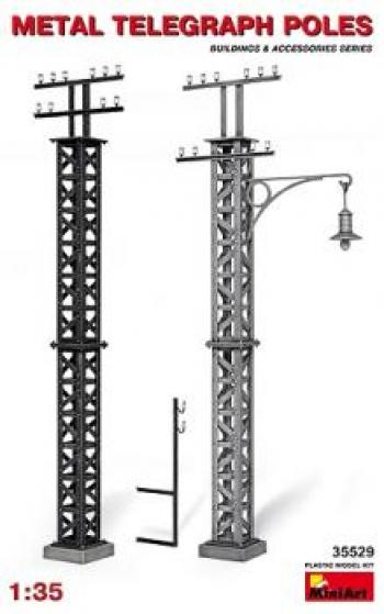 Miniart 1:35 - Metal Telegraph Poles