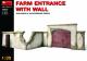 Miniart 1:35 - Farm Entrance with Wall