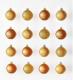 Miniart Crafts - Golden Christmas Baubles