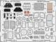MPM Detail Set - 1:72 - AH-1S Cobra Coloured PE Parts