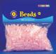 Playbox - 'Iron on' Beads (rose pearl) - 1000 pcs - Refill 10