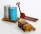 Plusmodel 1:35 - Pallet Truck and Pallets
