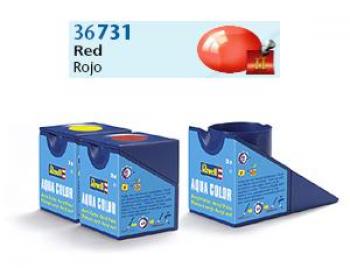 Revell Acrylics (Aqua) - 18ml - Aqua red clear