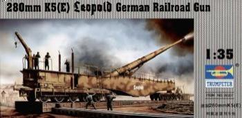 Trumpeter 1:35 - 280mm K5E Leopold German Railroad Gun