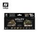 AV Vallejo Model Color Set - Utility paint set (8)