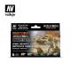 AV Vallejo Model Color Set - WWII Desert British & German