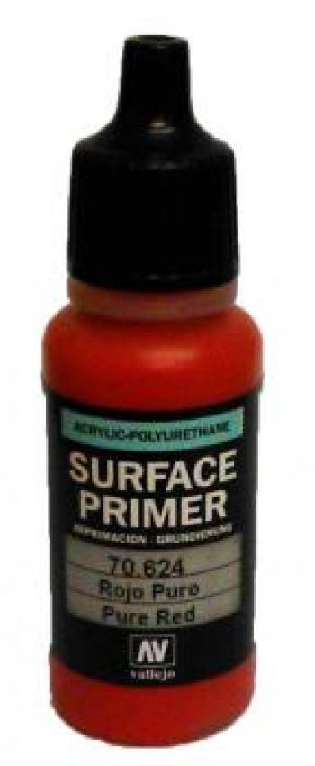 Vallejo Polyurethane - Primer Pure Red 17ml