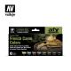 AV Vallejo Model Air Set - French Camo Colors (x8)