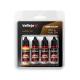 AV Vallejo Game Color Set - Leather Colors (x4)