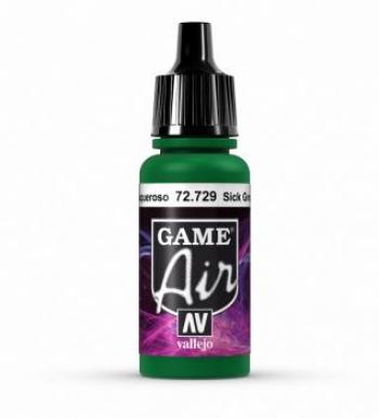 Vallejo Game Air - Sick Green - (17ml)