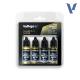 AV Vallejo TMM Paint Set - Greenish Gold (x4 Colours)