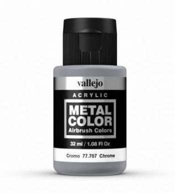 Vallejo Acrylics Metal Color - Chrome 32ml
