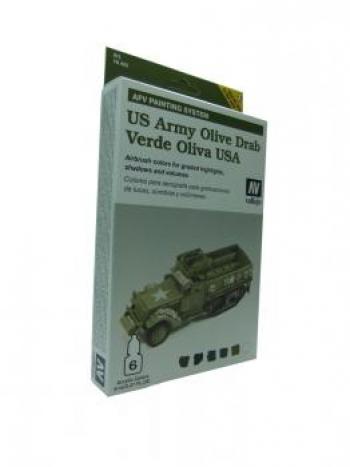 Vallejo Armour Set - AFV Army Olive Drab