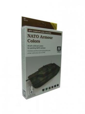 Vallejo Armour Set - Nato Camouflage (6 x 8ml)