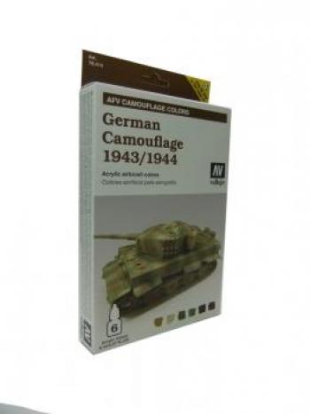 Vallejo Armour Set - German Camouflage (6 x 8ml)
