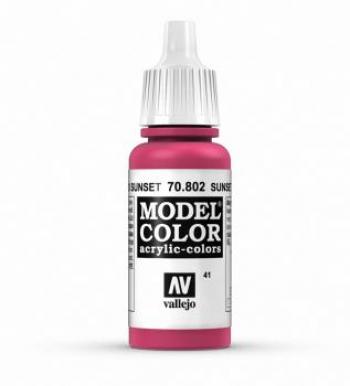 AV Vallejo Model Color - Sunset Red