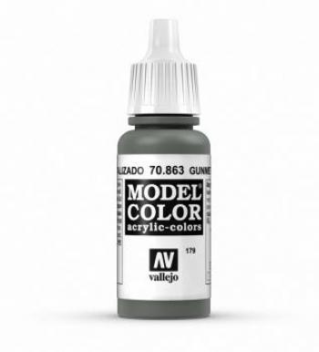 AV Vallejo Model Color - Metallic Gunmetal Grey