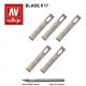 AV Vallejo Tools - Chisel Blades #17 (5) #1 Handle