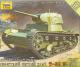 Zvezda 1:100 - Soviet T-26 Light Tank (Snap Together)