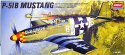 ACA12464 Modellino Aereo North American P-51B Mustang Old Crow Scala 1:72 Replaces ACA01667 Academy 
