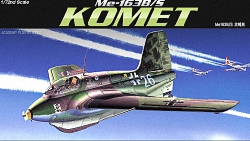 Academy 1:72 - Messerschmitt Me 163B/Me 163S Komet & Dolly (Replaces ACA01673)