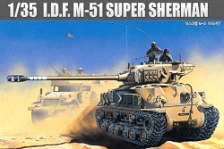 Academy 1:35 - Super Sherman M51 Israeli Defence Force/IDF (Replaces ACA01373)