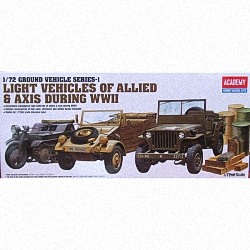 Academy 1:72 - Light Vehicles of Allied and Axis 