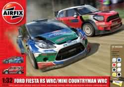 Airfix Gift Set 1:32 - Ford Fiesta WRC / Mini Countryman WRC Twin Pack