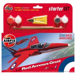 Airfix Gift Set 1:72 - Red Arrows Gnat