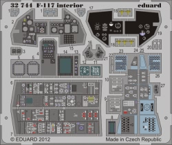 Eduard Photoetch 1:32 - F-117 interior S.A. (Trumpeter)