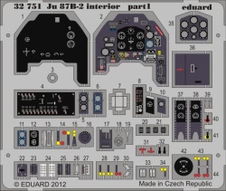 Eduard Photoetch 1:32 - Ju 87B-2 Interior S.A (Trumpeter)