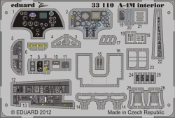 Eduard Photoetch (Zoom) 1:32 - A-4M interior S.A. (Trumpeter)