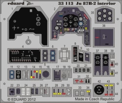Eduard Photoetch (Zoom) 1:32 - Ju 87B-2 Interior S.A. (Trumpeter)