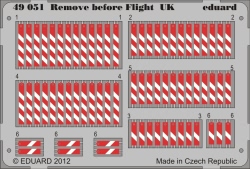Eduard Photoetch 1:48 - Remove Before Flight UK