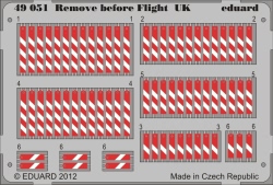 Eduard Photoetch 1:48 - Remove Before Flight UK