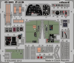 Eduard Photoetch 1:48 - P-51D S.A. (Hobbyboss)