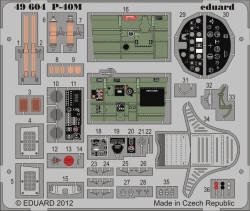 Eduard Photoetch 1:48 - P40M S.A (HobbyBoss)