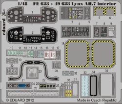 Eduard Photoetch 1:48 - Lynx AH.7 Interior S.A. (Airfix)