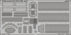 Eduard Photoetch 1:350 - German Z-25 1944 1:350 (Trumpeter)