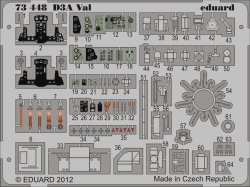 Eduard Photoetch 1:72 - D3A Val (Cyber Hobby)