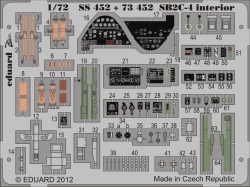 Eduard Photoetch 1:72 - SB2C-4 S.A. (Cyber Hobby)