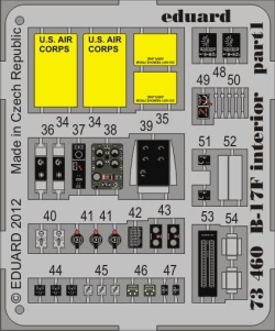 Eduard Photoetch 1:72 - B-17F Interior S.A. (Revell)