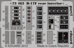 Eduard Photoetch 1:72 - B-17F Rear Interior (Revell)